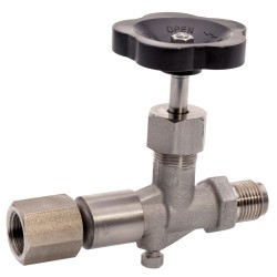 Robinet simple pointeau forme "B"