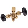 Robinet double pointeau forme "A"